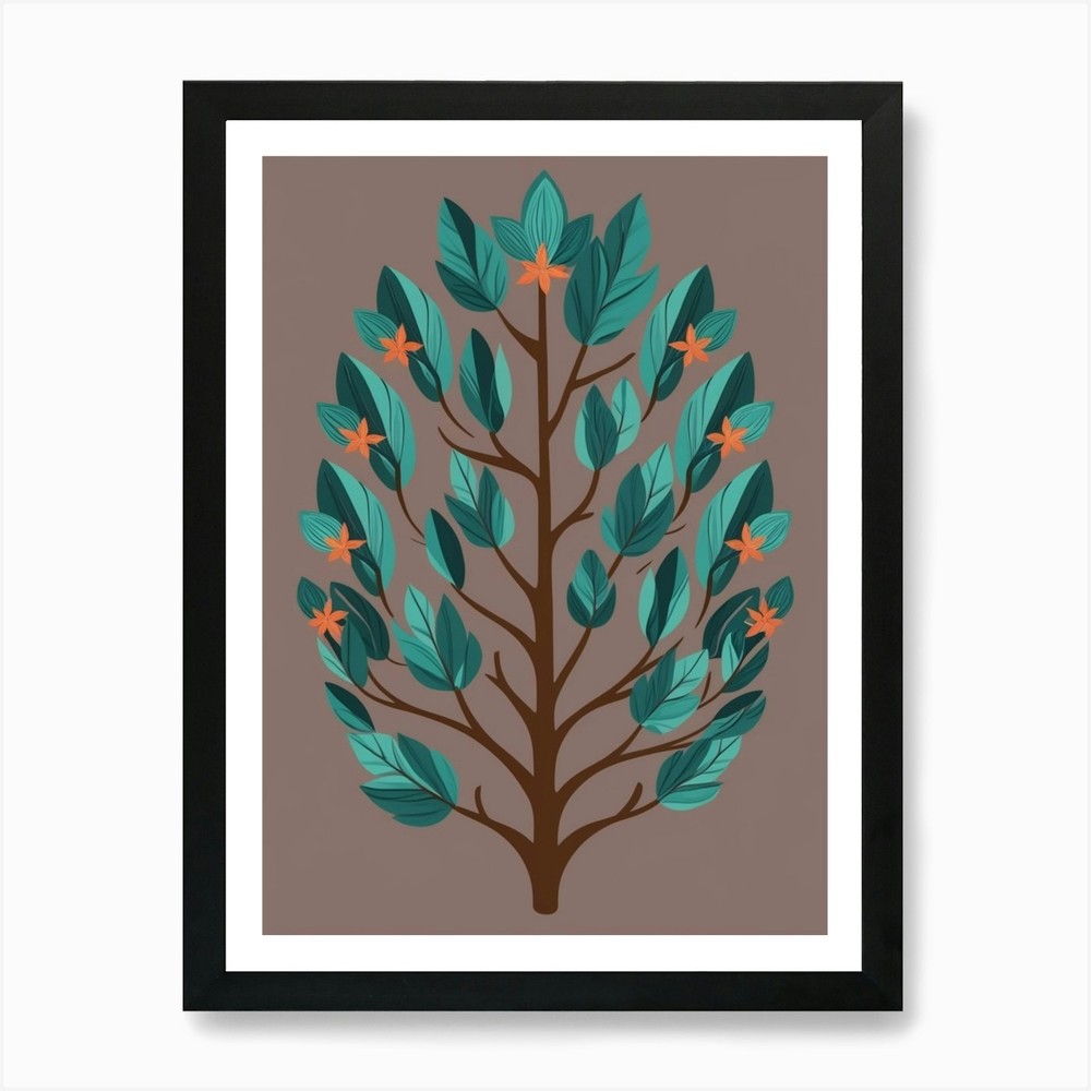 Tree of Life 68 Framed Canvas Wall Art Print Poster Picture  