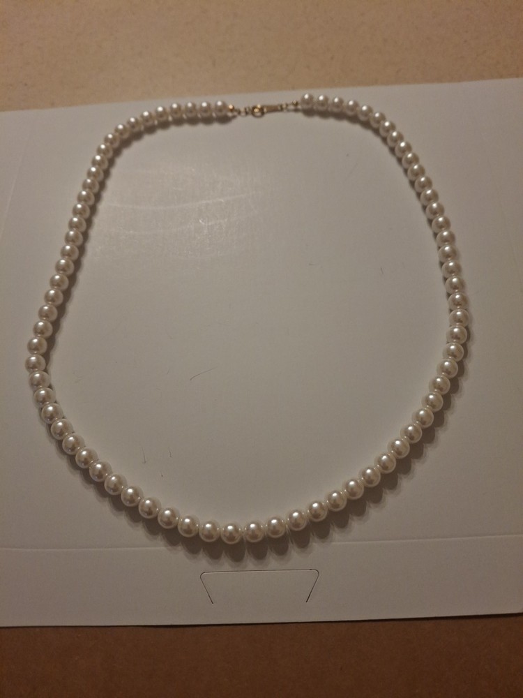 Faux Pearl Necklace
