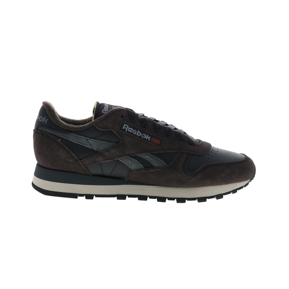 Reebok Classic Leather Mens Brown Suede Casual Sneakers