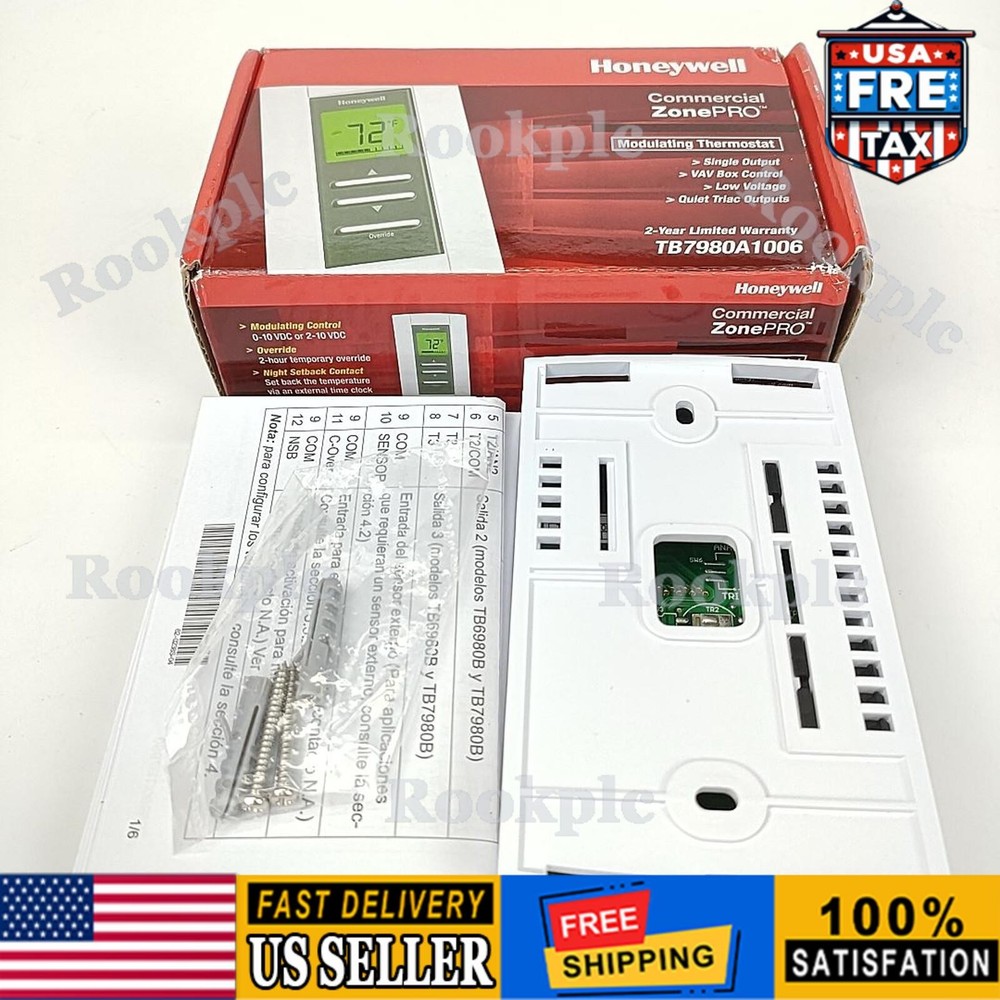 Honeywell TB7980A1006 Digital thermostat switch New Fast Shipping US Free TAX