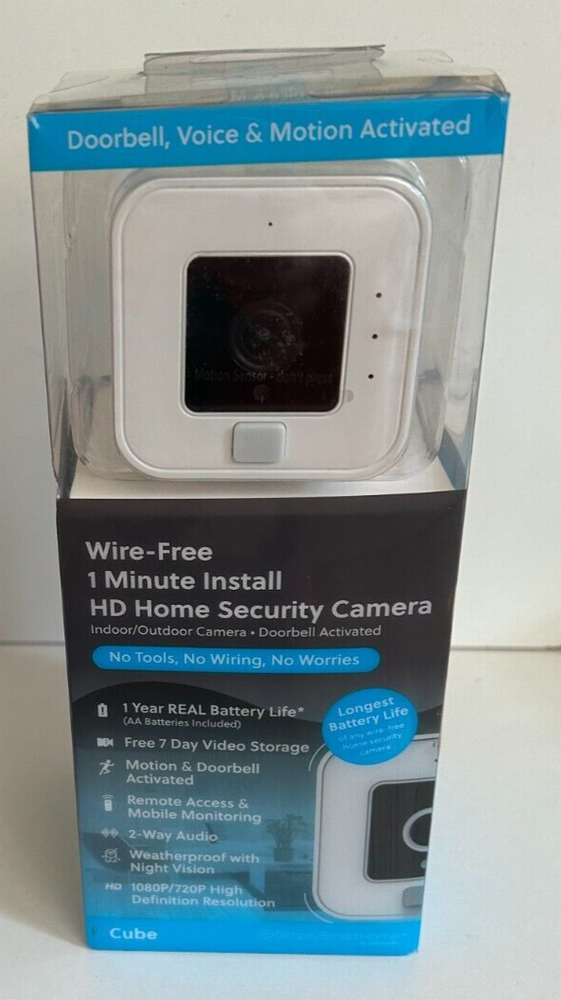 SimplySmart Doorbell HD Home Security Camera By Switchmate Indoor/Outdoor