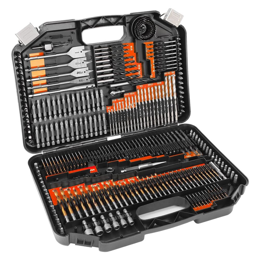 COMOWARE Drill Bit Set, 246 Pcs Drill Bits for Cordless Drill, Screwdriver Bi...