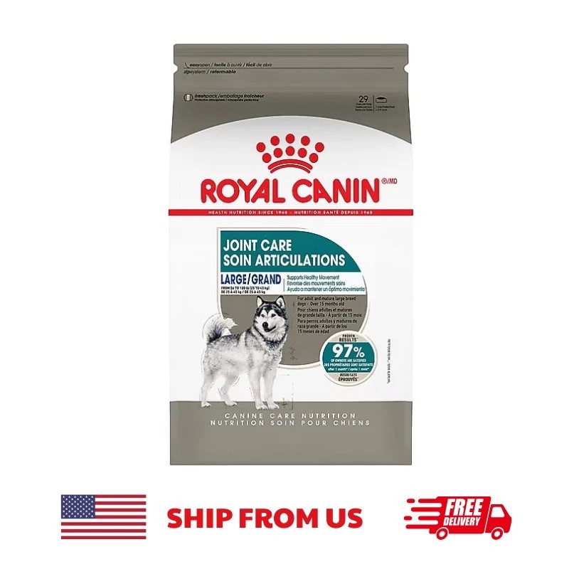 Royal Canin Large Breed Joint Care Dry Dog Food 30lb Bag  