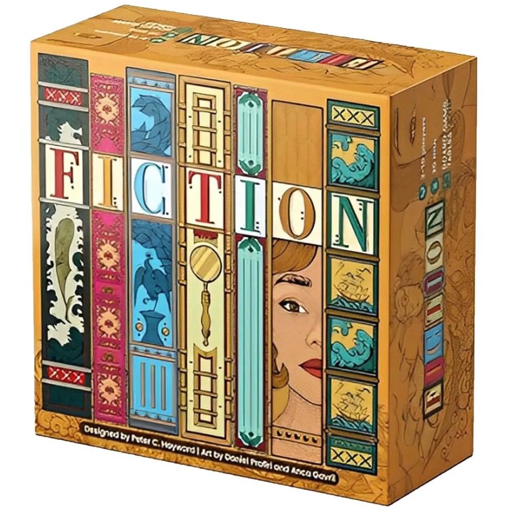 Fiction - Social Deduction Literature Board Game for Family, and Adults (2-8 Pla