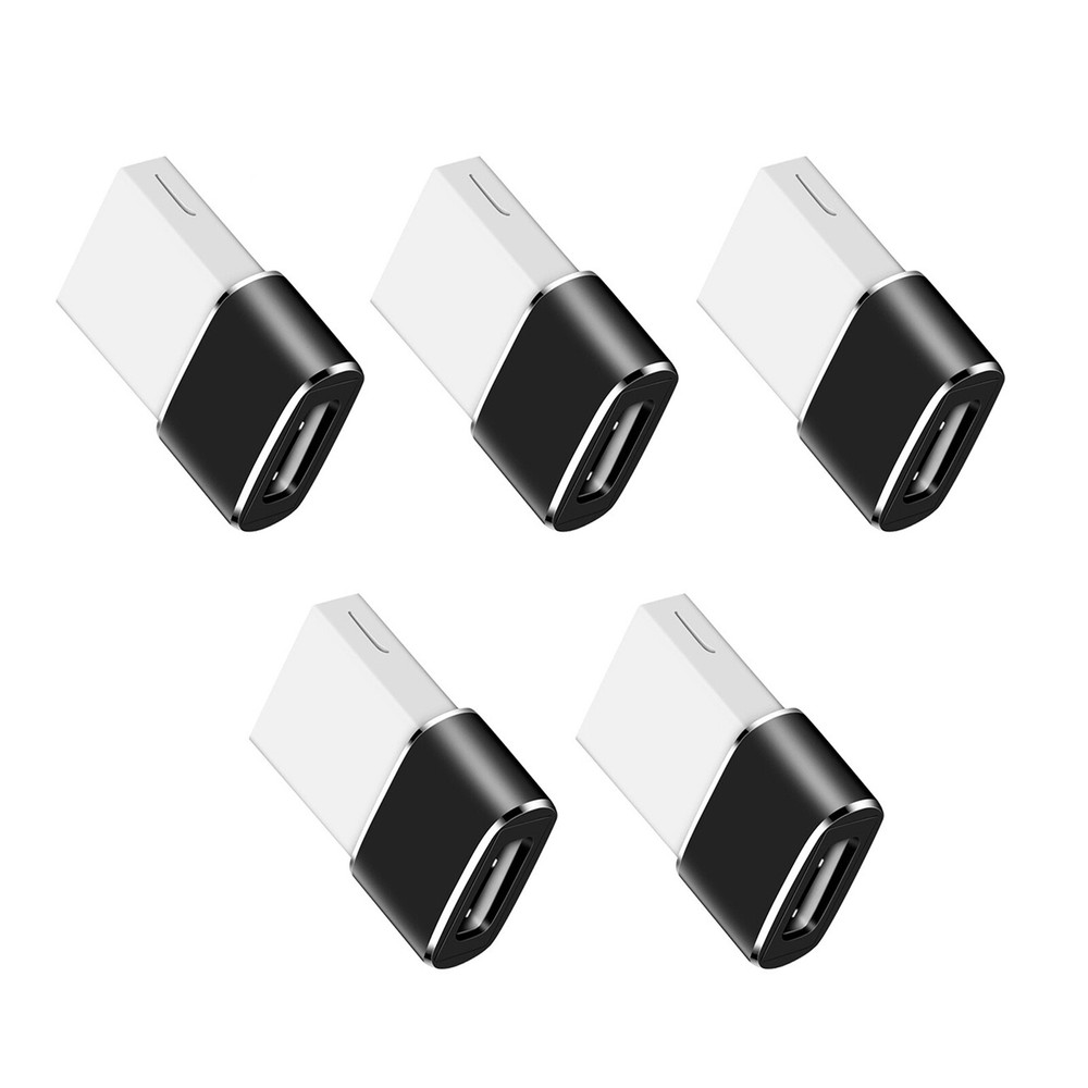 5Pcs USB-C Female to USB Male Adapter Converter Cable