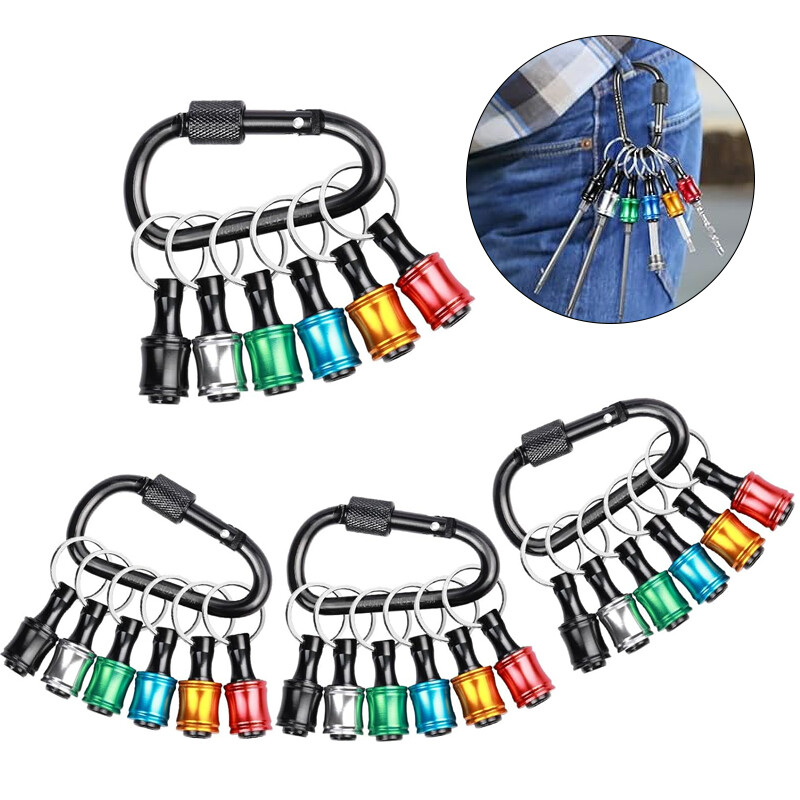 1/4 Inch Hex Shank Quick Release Keychain Screwdriver Bit Set 28PCS