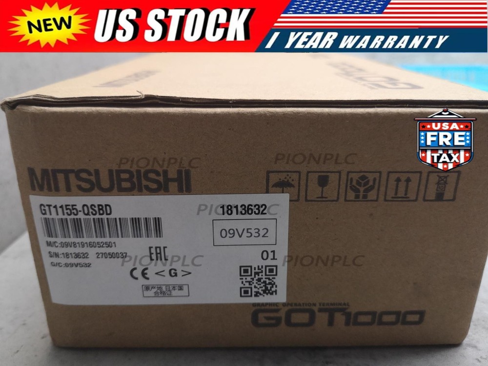 1PC New Mitsubishi GT1155-QSBD HMI Touch Panel GT1155QSBD  US Free TAX