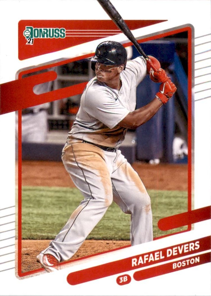 2021 Donruss Boston Red Sox Baseball Card #141 Rafael Devers