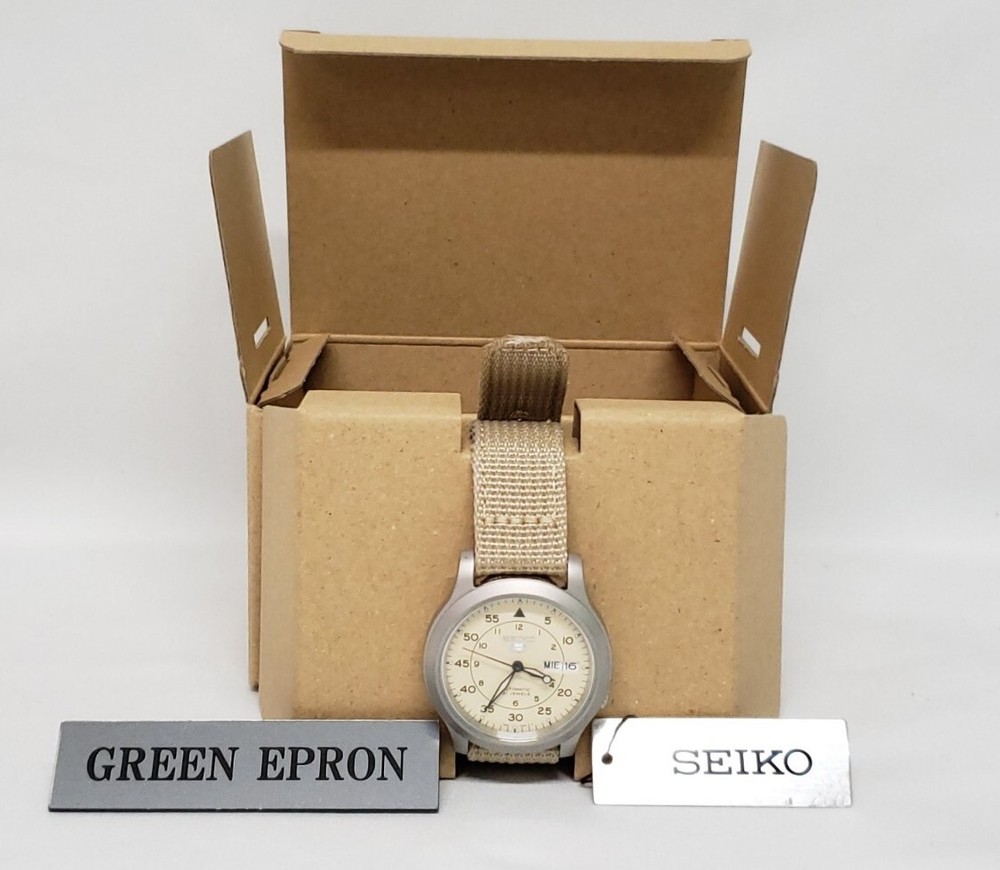 SEIKO Parallel import goods Mesh Belt Automatic Beige SNK803K2 Men's Watch