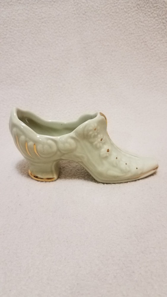 Vintage, Porcelain, Miniature. Victorian Style Shoe