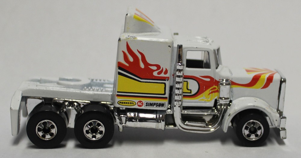 Hot Wheels Long Shot Truck BlackWall Wheels Hong Kong 1982