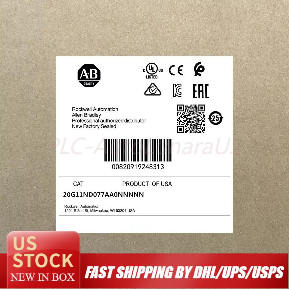 20G11ND077AA0NNNNN AB PowerFlex Air Cooled 755 AC Drive Spot Goods US Free Tax