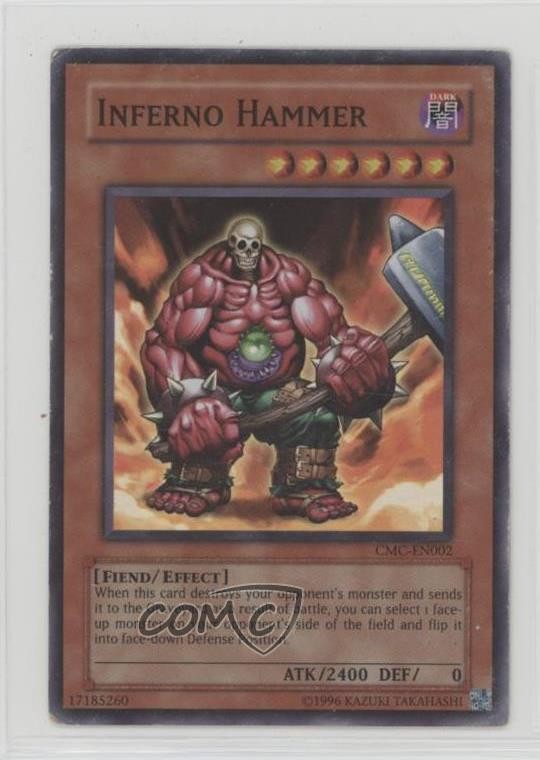 Inferno Hammer YuGiOh PS2 Capsule Monster Coliseum 2004 Promo Card 16f0