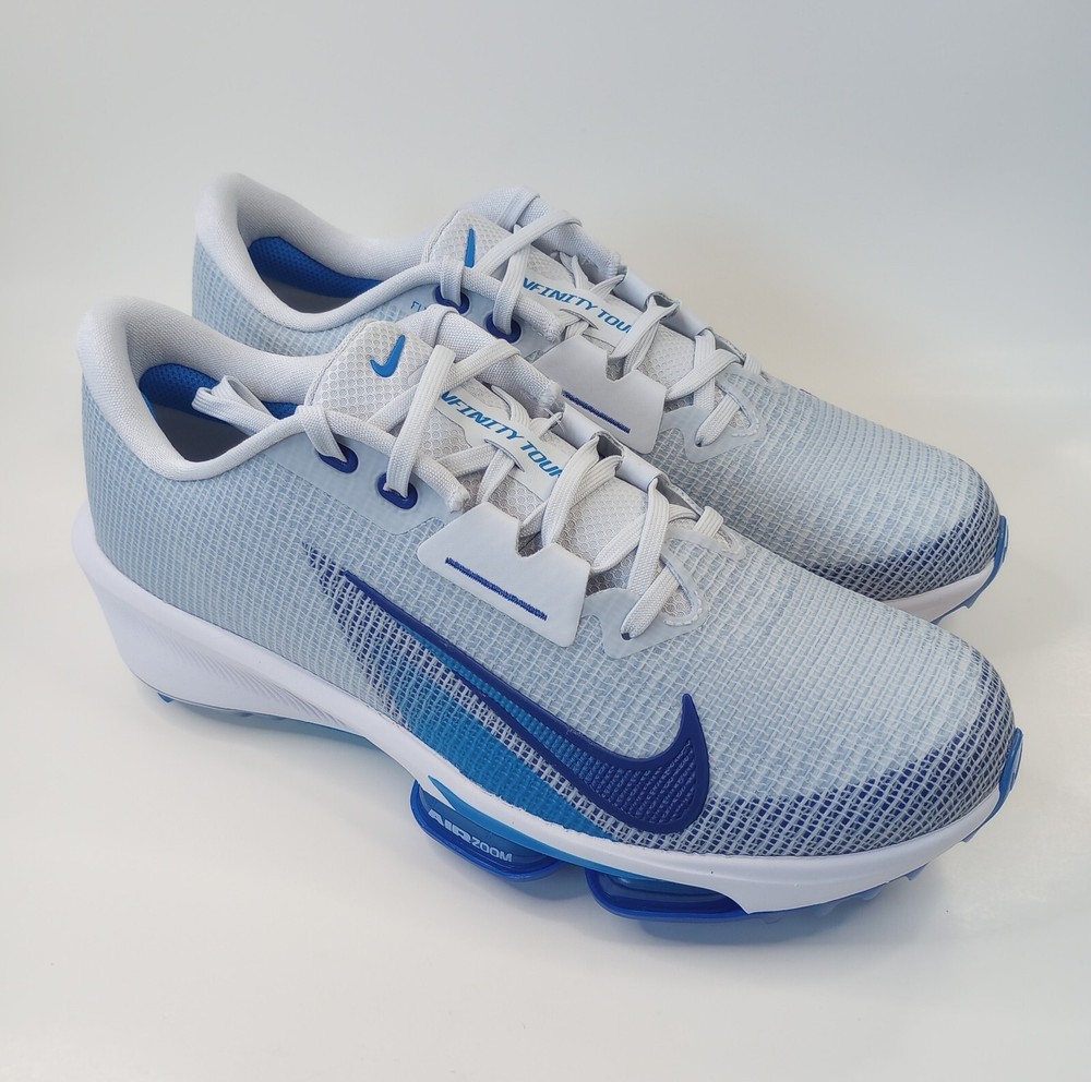 Nike Men's Infinity Tour 2 Golf Shoes Football Grey Game Royal Sz 9.5 FD0217-001