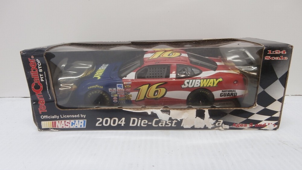 Team Caliber Pit Stop Series #16 Subway Die-Cast Replica 1:24 Scale ~ Nascar