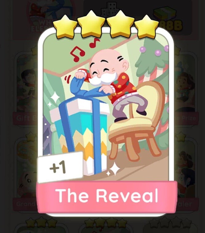 The Reveal - Monopoly Go - Sticker - 4Star⭐️