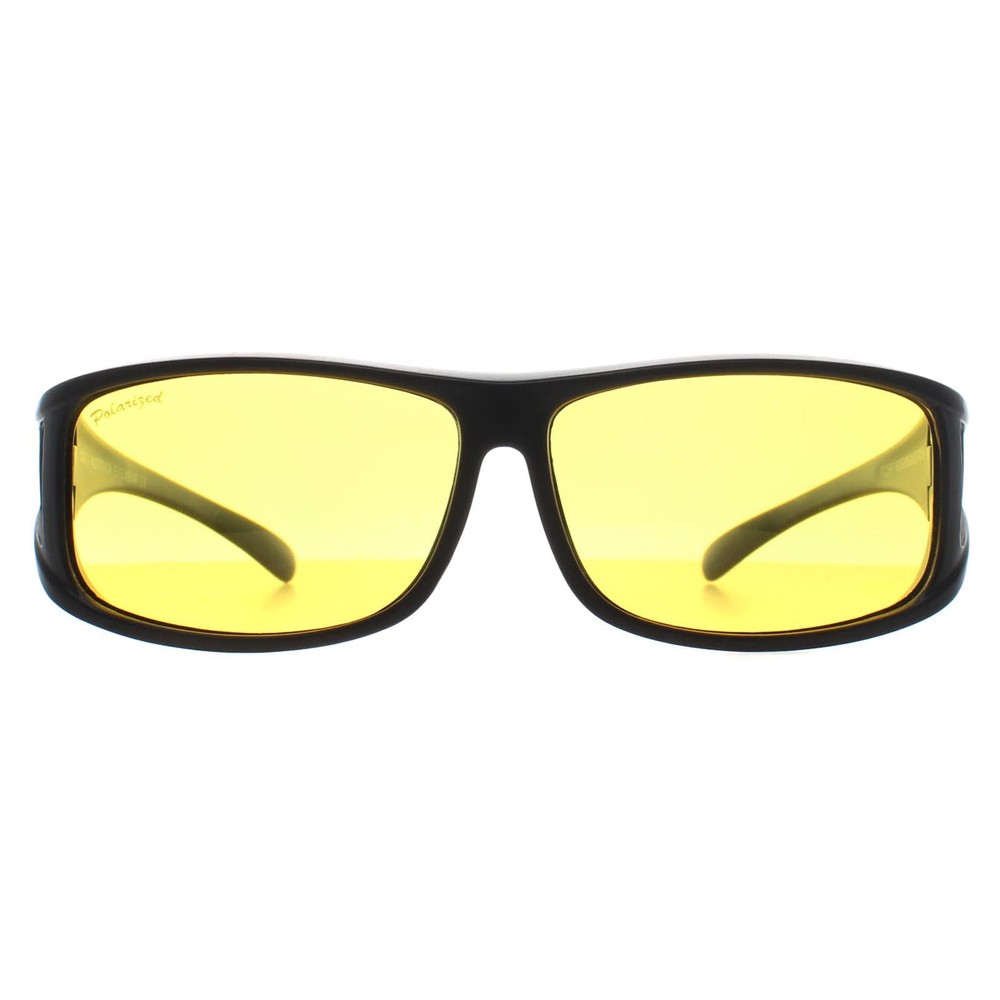 Montana FO5 Fit Over Matte Black Yellow Polarized Sunglasses
