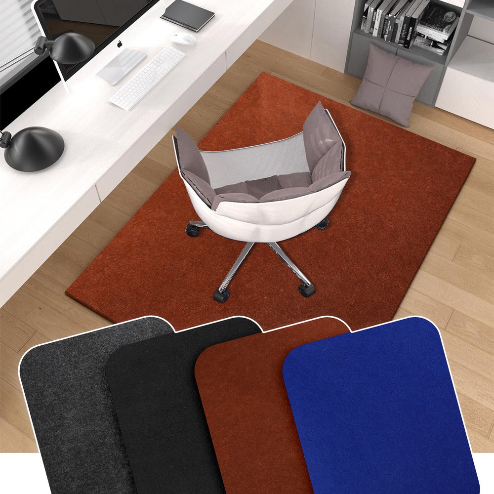 Desk Office Chair Floor Mat Protector for Hard Wood Floors 48