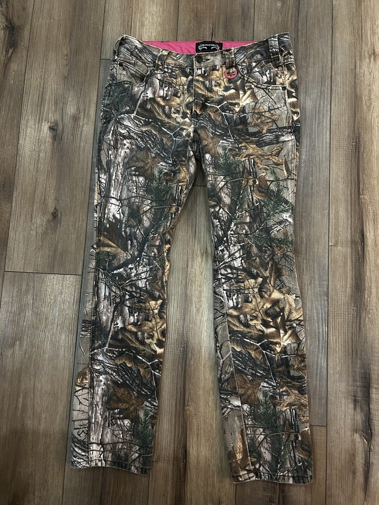 Realtree Pants Womens 8 Camouflage Hunting Outdoor Woods Xtra