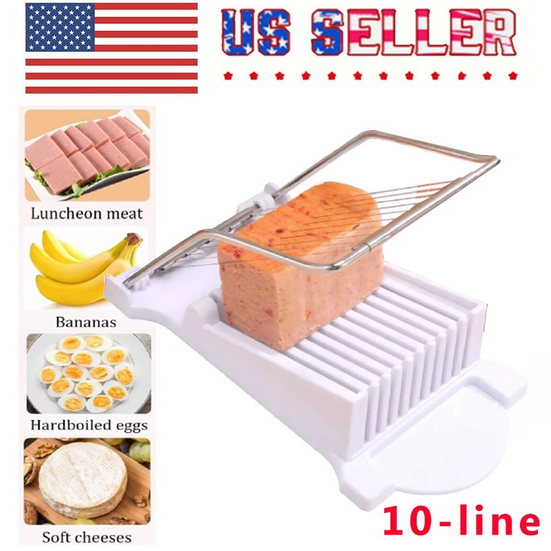 Stainless Steel Luncheon Meat & Egg Slicer–Multipurpose Kitchen Cutter