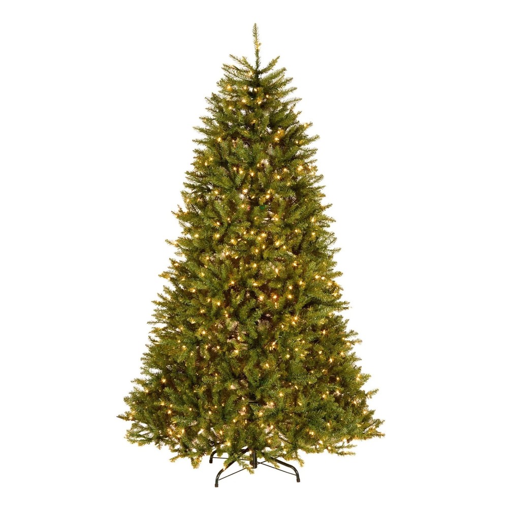 National Tree 7.5ft Pre-Lit Dunhill Fir Christmas Tree 750 Lights (NEW) Sealed