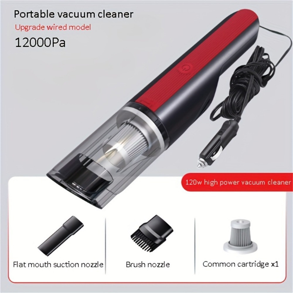 Portable Handheld Vacuum Cleaner Strong Suction Mini Rechargeable Car and Home