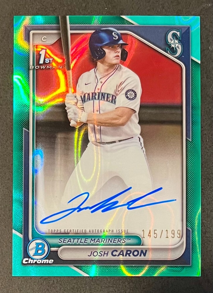 ⚾(you pick) Seattle Mariners 2024 Bowman Draft (Autos, refractors) 🔵🟢