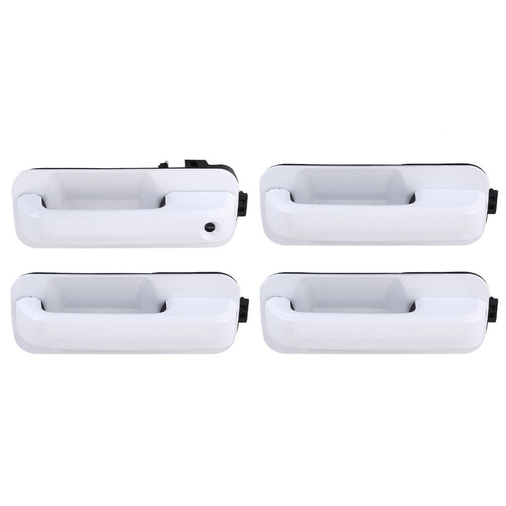 4-Piece Front & Rear Door Handle Set Compatible with Ford F150 Pickup 2015-2020