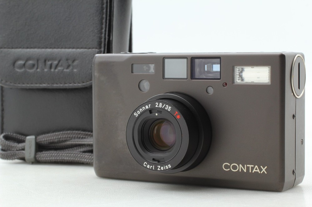 CLA'd Double Teeth [ Near MINT+++ ]  Contax T3 Black 35mm Film Camera From JAPAN