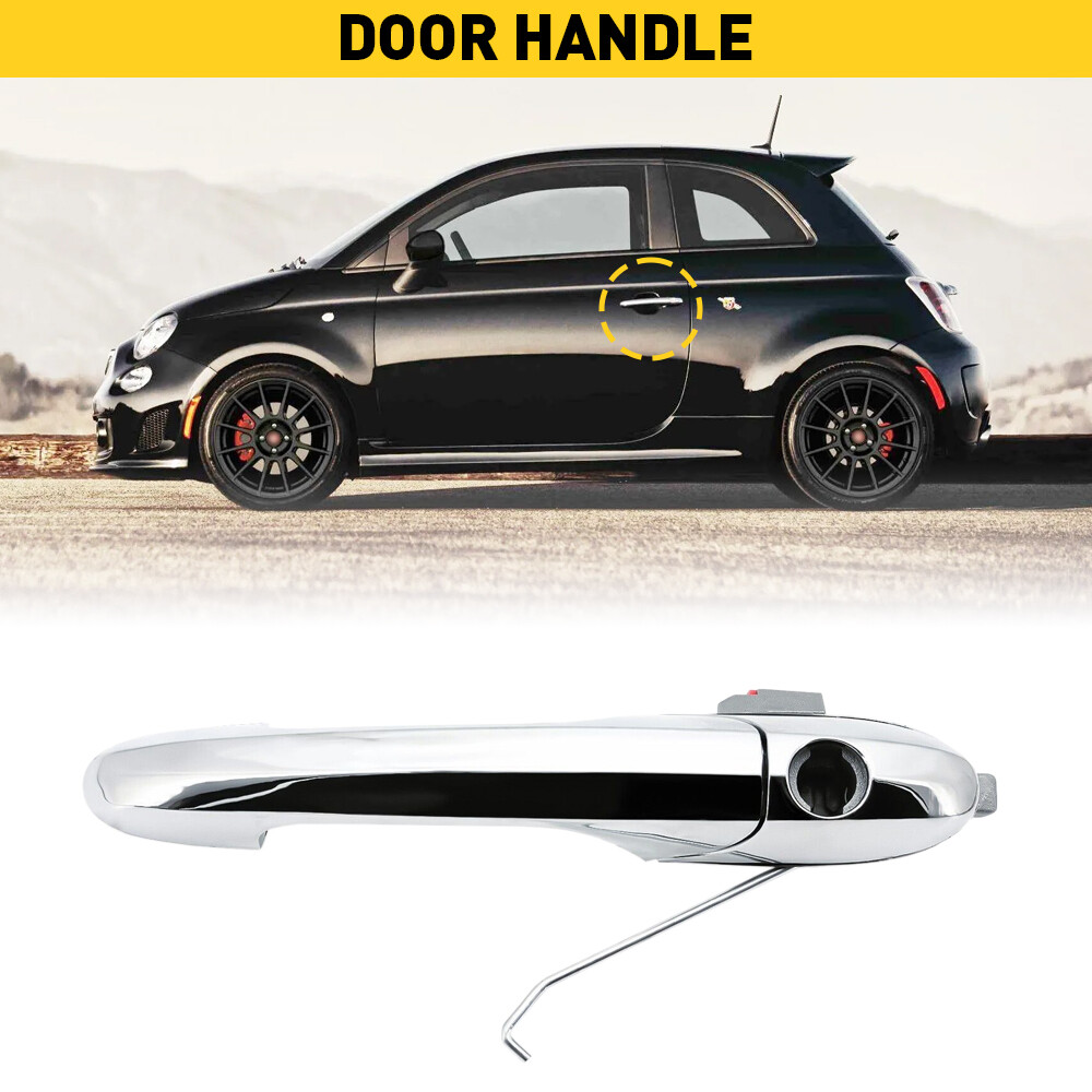 Front Left Exterior Side Door Panel Handle For 2019 Fiat 500 1957 Retro Edition