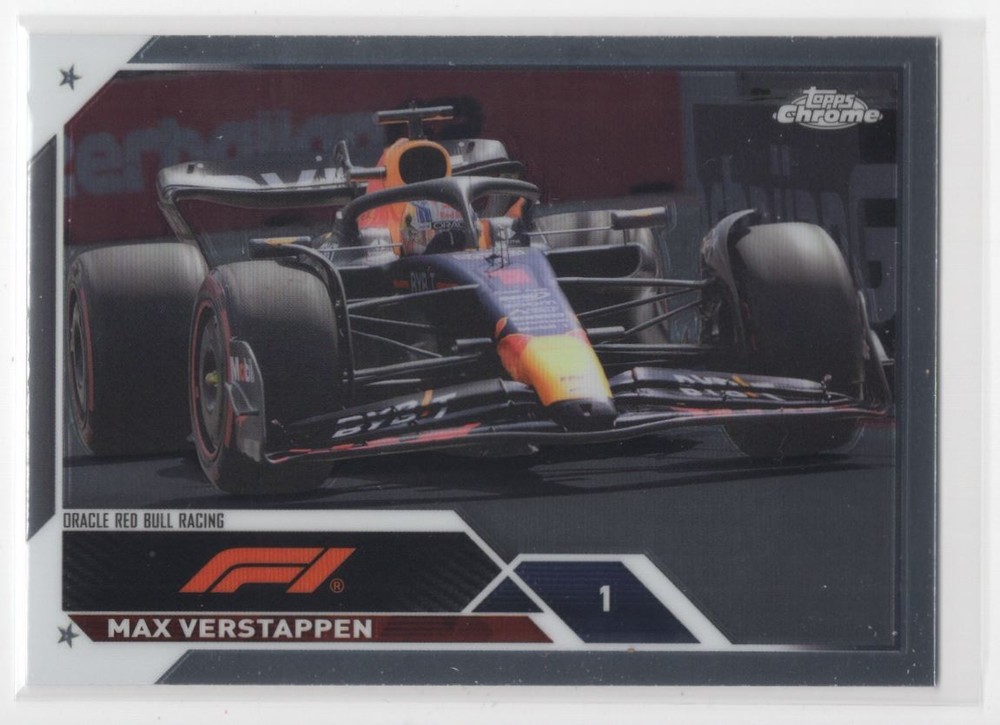2023 Topps Chrome Formula 1 Max Verstappen Oracle Red Bull Racing #102
