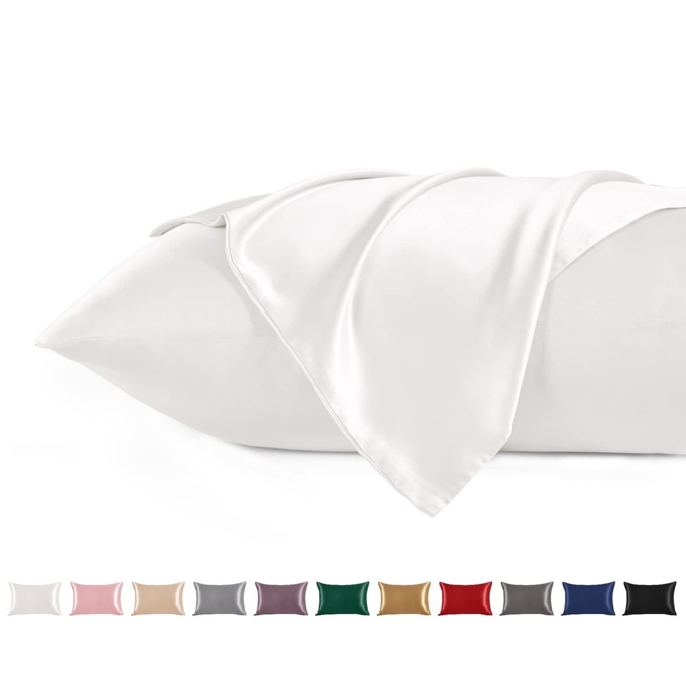 100% Pure Mulberry Silk Pillowcase for Hair and Skin Highest 6A+ Grade 22 Mom...