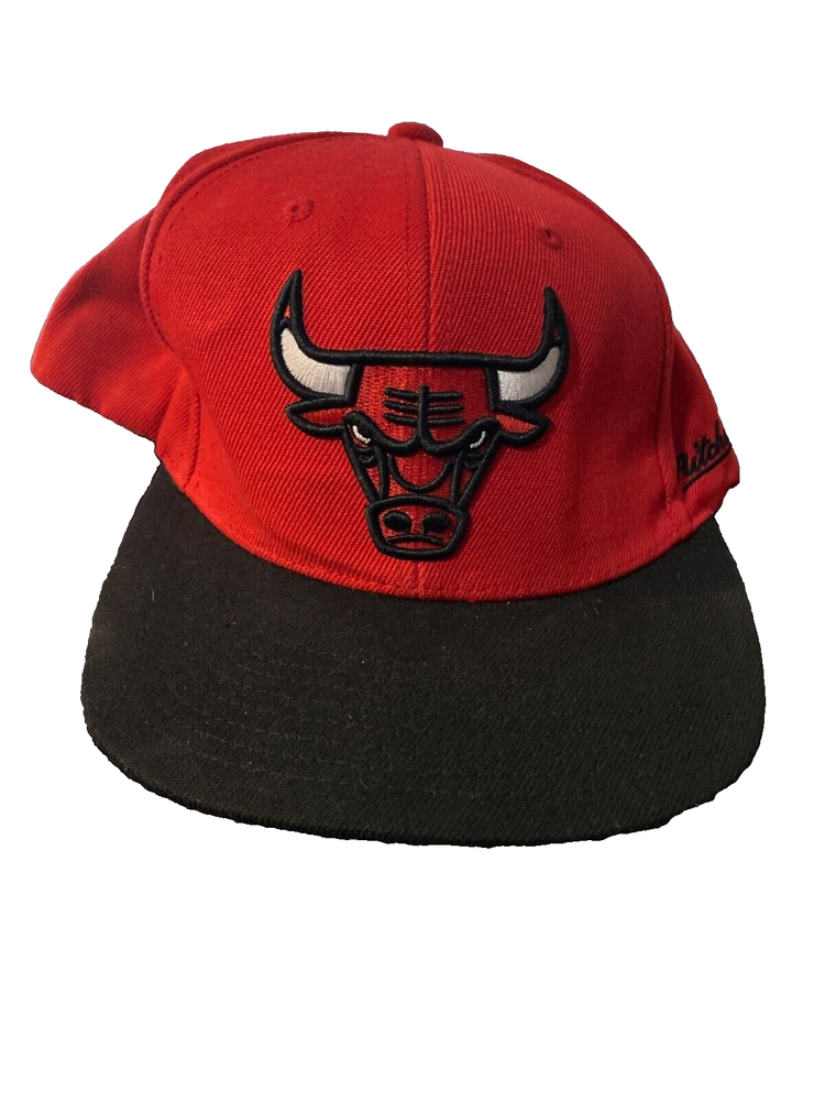 Chicago Bulls Mitchell Ness Snapback Hat NBA Streetwear