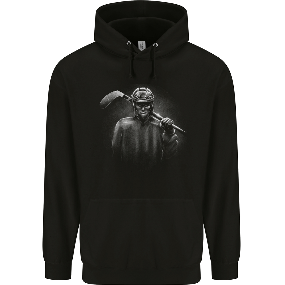 A Hockey Player Mens 80% Cotton Hoodie
