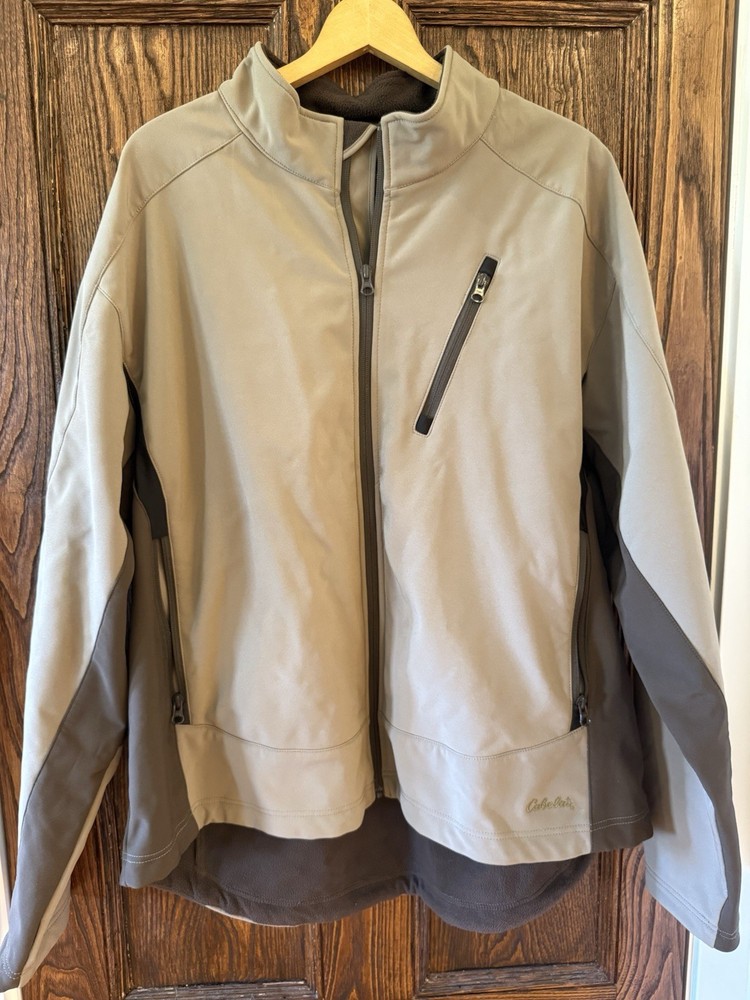 Cabelas Outdoor Gear Men’s XL Jacket Grey Weatherproof 3 Pockets Extra Large