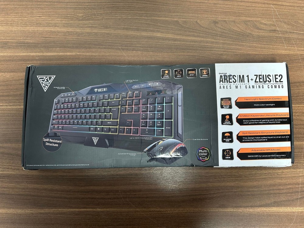 Gamdias Ares M1 Combo with Zeus E2 Wired Membrane Keyboard and Mouse
