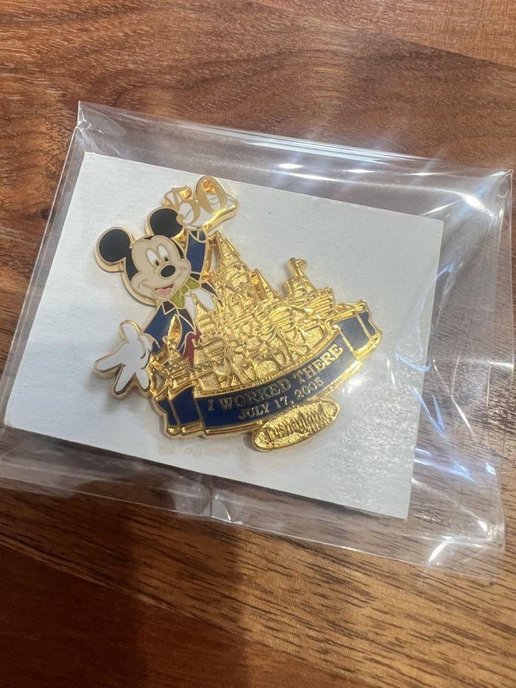 Pin Badges Distributed To Cast Members Who Came Work On 7/17 The Day Of Disney'S-image