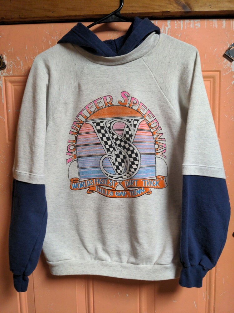 Tennessee Dirt Track Racing Hoodie M L Volunteer Speedway Bulls Gap