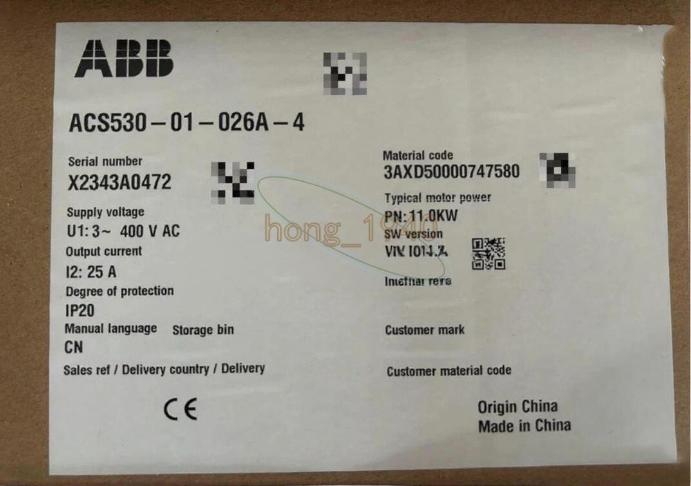 1PCS NEW ACS530-01-026A-4 ABB Inverter
