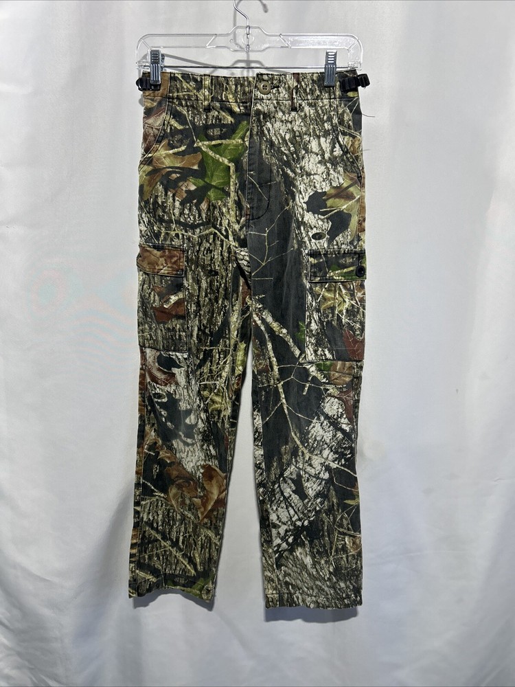 Cabelas Kids Camo Pants With Cargo Pockets Size 12 Regular Y2k