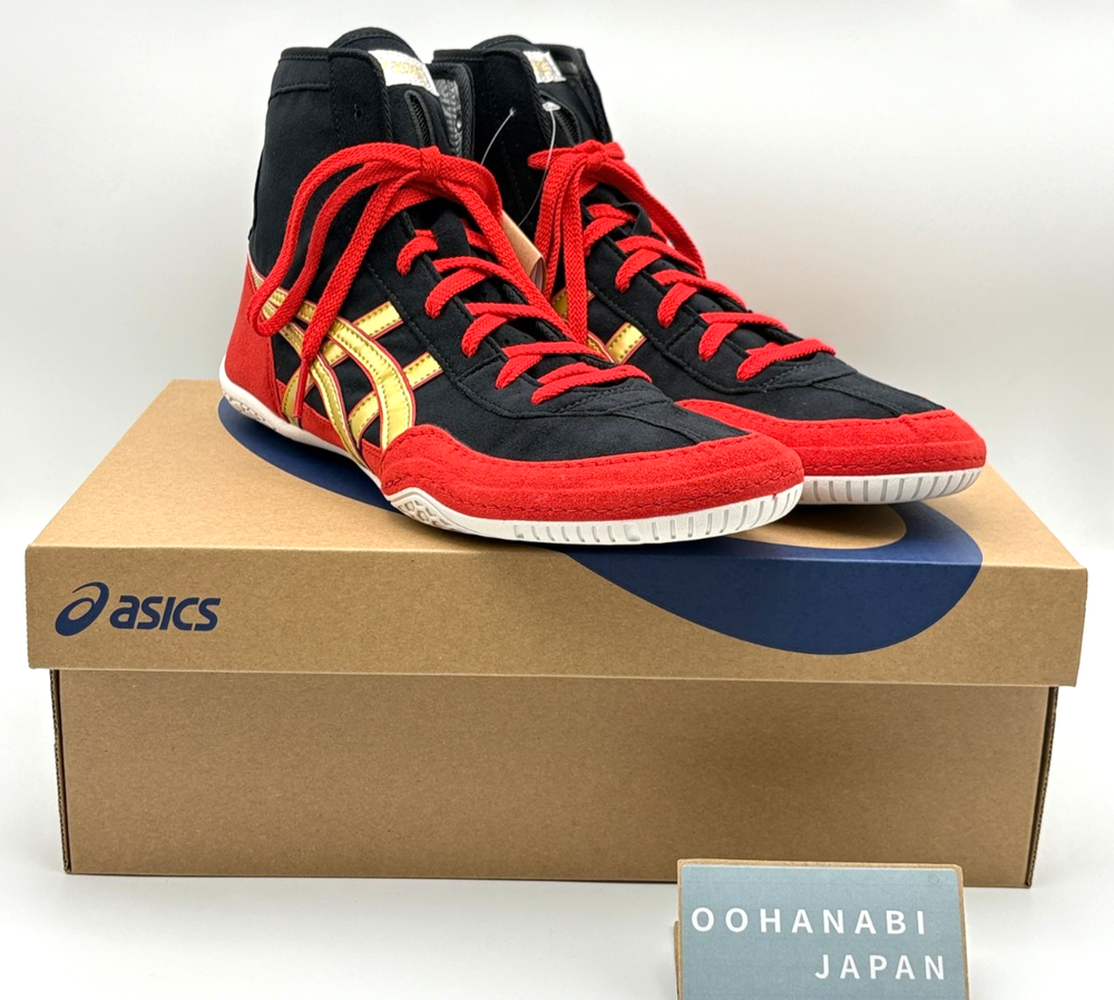 ASICS EX-EO Wrestling Boxing Shoes 1083A001 TWR900 New model Black Gold Red NEW