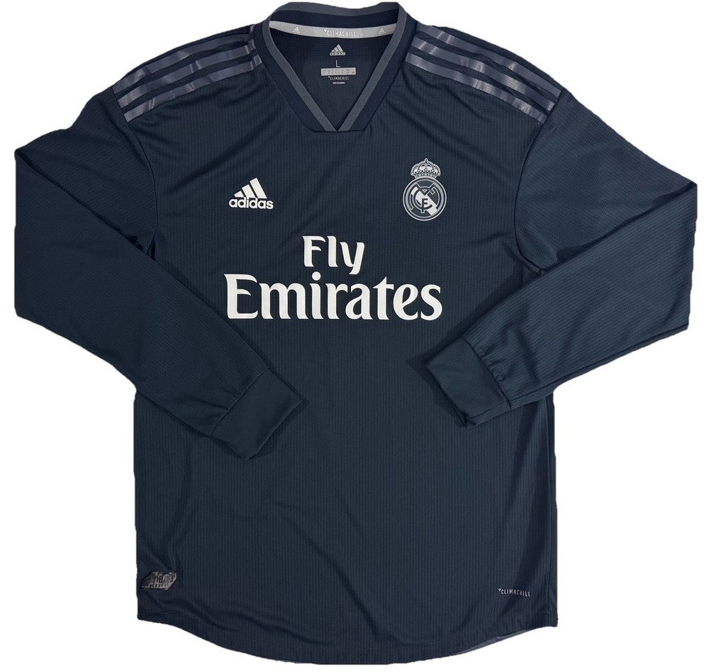 REAL MADRID BALE #11 2018/2019 AWAY SOCCER JERSEY PLAYER ISSUE ADIDAS Size Large
