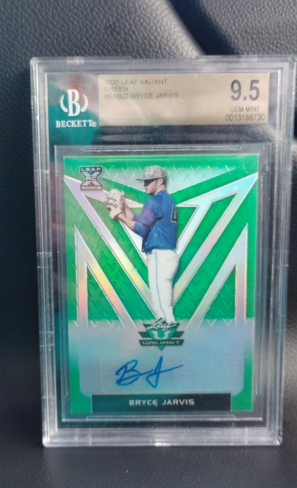 2020 Leaf Valiant Black Prismatic #BA-BJ2 Bryce Jarvis 5 (AU RC)