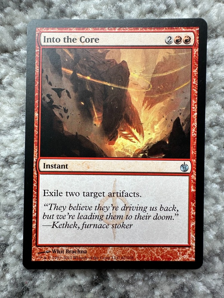 Into the Core Mirrodin Besieged MTG Regular Edition Card
