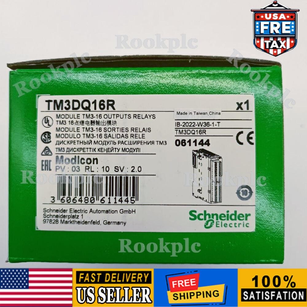 One Schneider TM3DQ16R PLC Module New In Box Fast Shipping