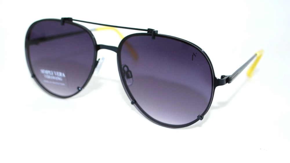 Vera Wang Simply Vera Aviator Flat Lens  Sunglasses  New W Pouch V 2