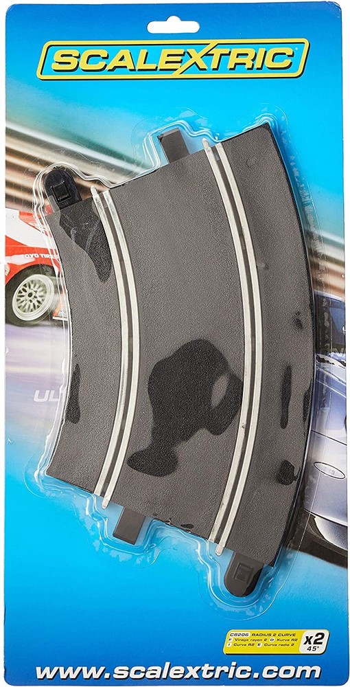 Scalextric Radius 2 Curve 45° x 2