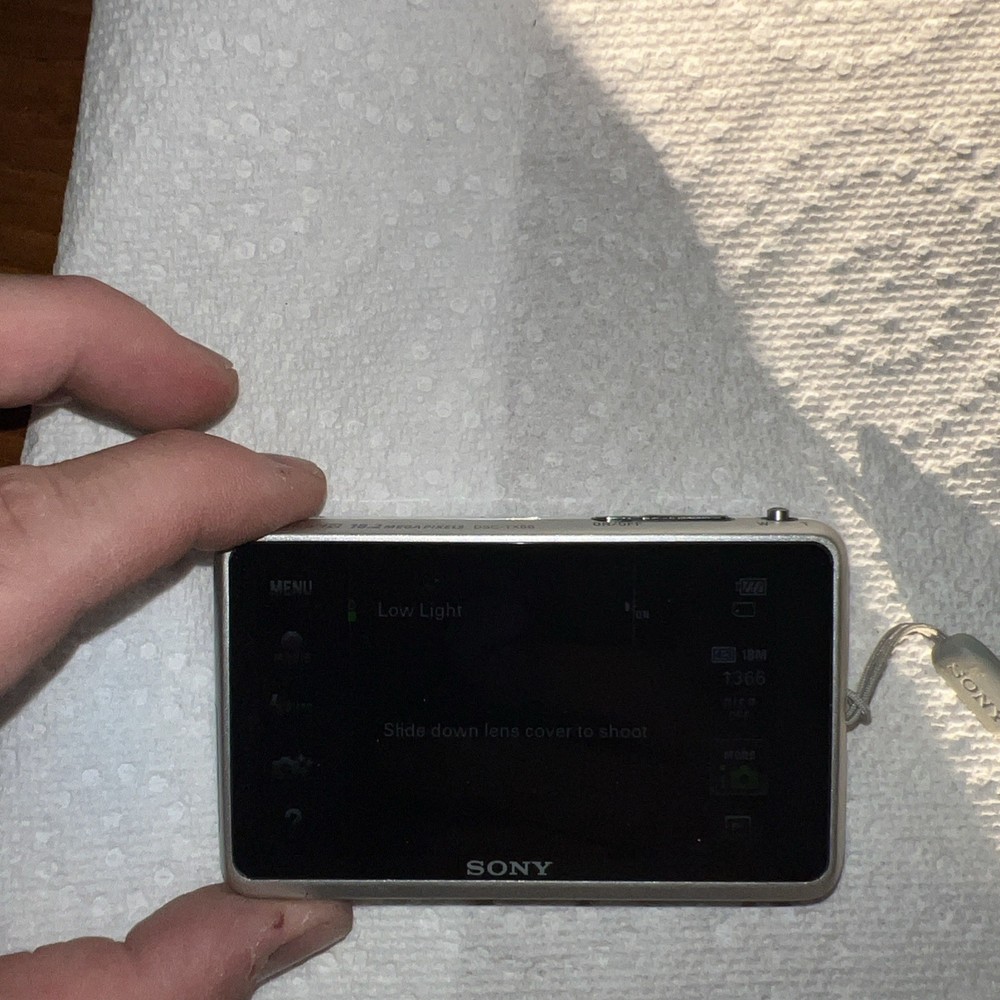 Sony CyberShot DSC-TX66 18MP 5x Zoom Exmor R CMOS Digital Camera in White-image