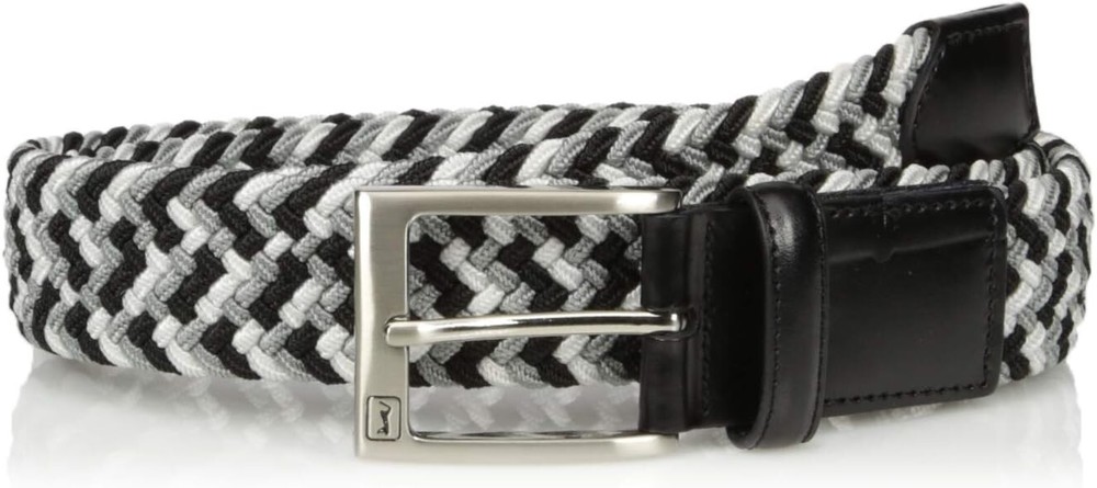 Versatile 35mm Stretch Braid Belt for Men - Perfect for Golf & Casual Wear