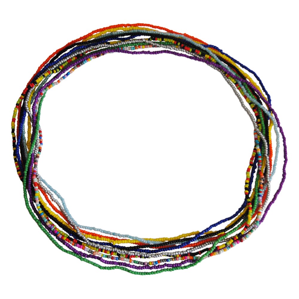 10-Piece Women's Beaded Body Chain Set for Beach or Festival Wear